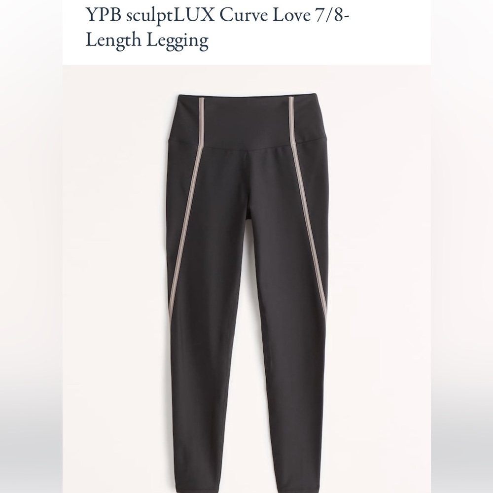 Abercrombie YPB Curve Love Legging with piping